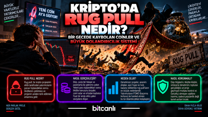 Kripto’da Rug Pull Nedir? Bir Gecede Kaybolan Coinler ve Büyük Dolandırıcılık Sistemi